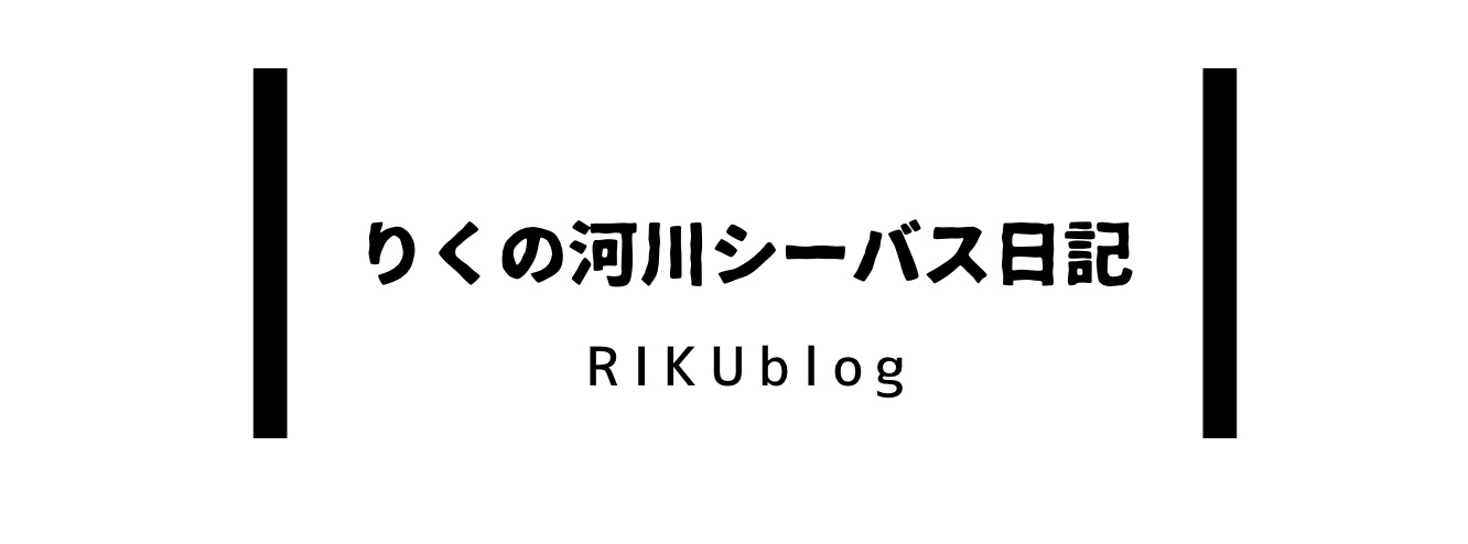 りくの河川シーバス日記